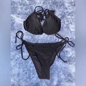 NWOT Women's SEXY Black Swimwear Set